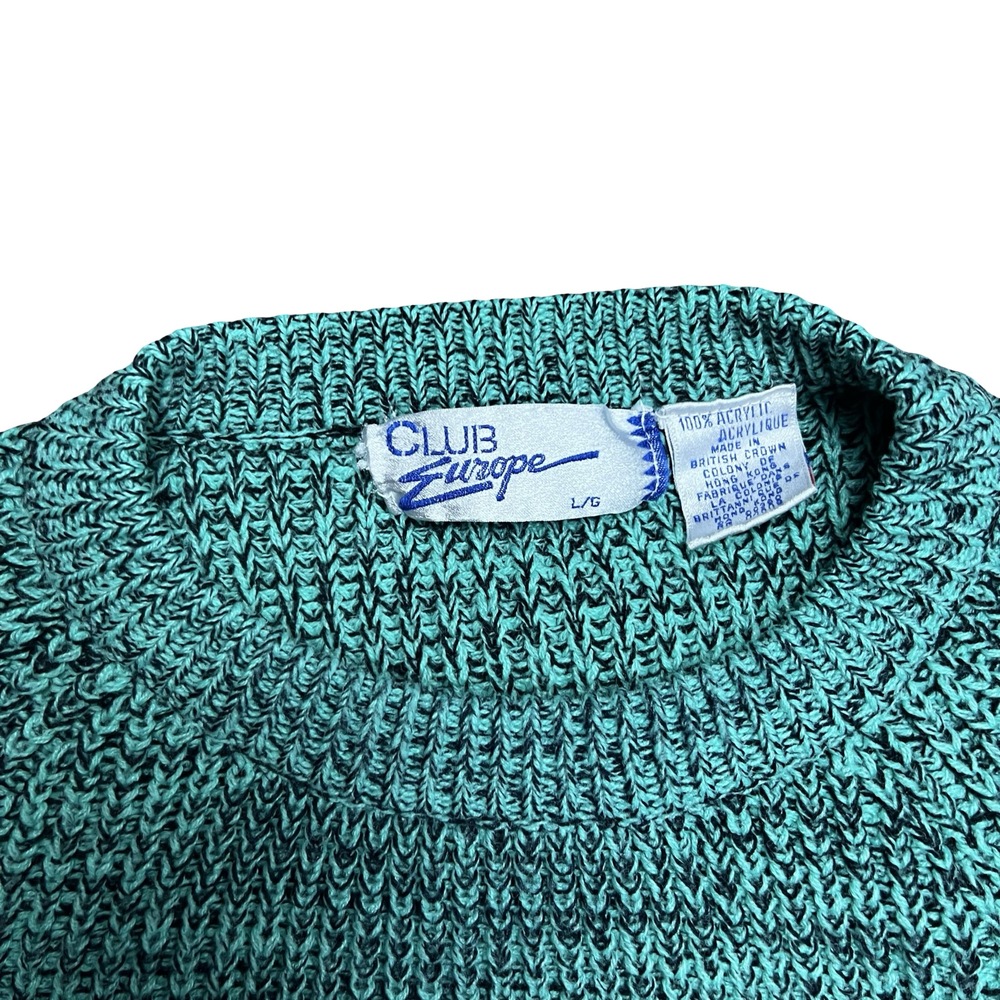 Vintage Club Europe Textured Knit Sweater - L - Picture 4 of 5
